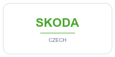 Skoda araç markası yedek parça
